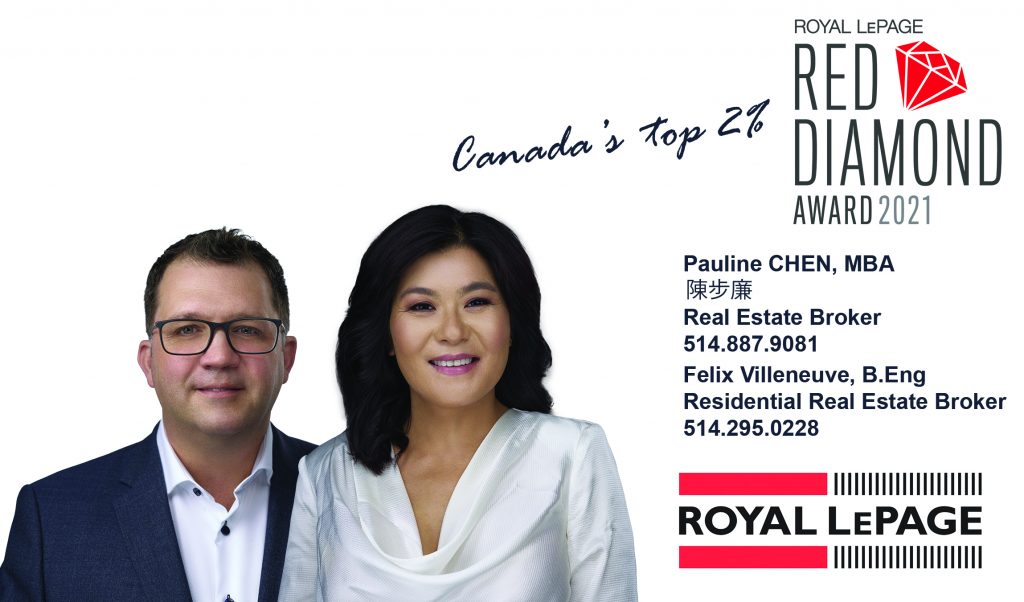 Presentation Felix Villeneuve et Pauline Chen courtiers immobiliers